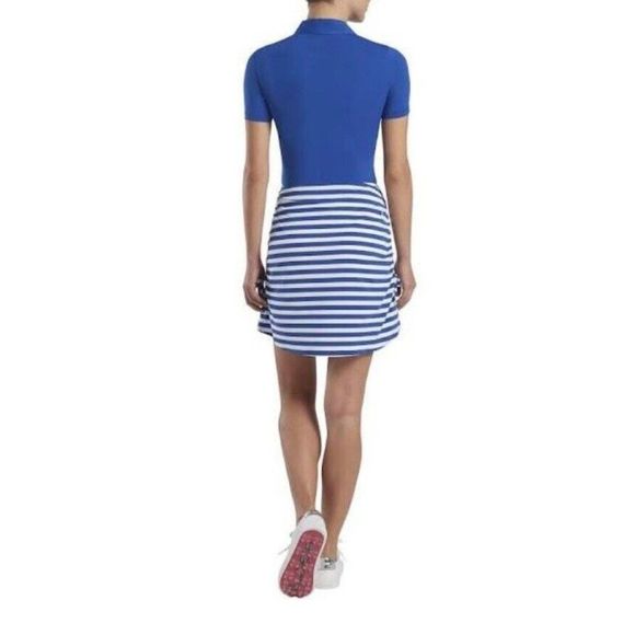 G/Fore Womens Ruched Striped Skort Lapis XS M L GFore Golf Skirt - Picture 2 of 8